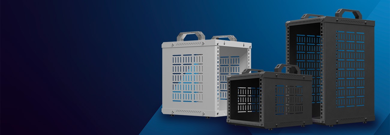 Kompakte 10-Zoll-Open-Racks