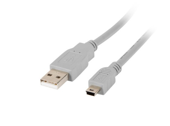 USB MINI(M)-&gt;USB-A(M) 2.0 KABEL 1.8M GRAU (CANON) LANBERG