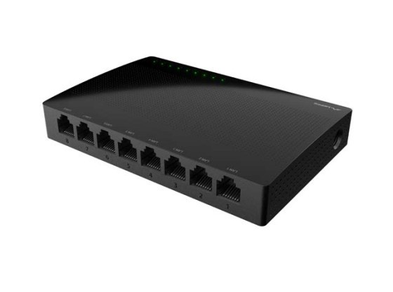 LANBERG SWITCH DSP1-1008 8X 1GB/S UNMANAGED GIGABIT ETHERNET DESKTOP 5V V2