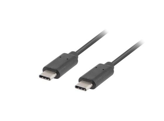 USB-C M/M 2.0 KABEL 0.5M SCHWARZ LANBERG