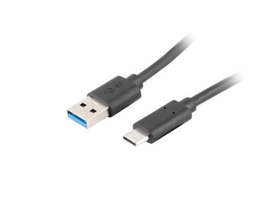 USB-C(M)-&gt;USB-A(M) 3.1 KABEL 1M SCHWARZ LANBERG
