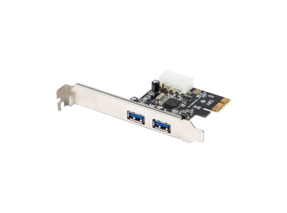 PCI EXPRESS X1 KARTE-&gt;2X USB-A 3.1 GEN1 LOW PROFILE LANBERG