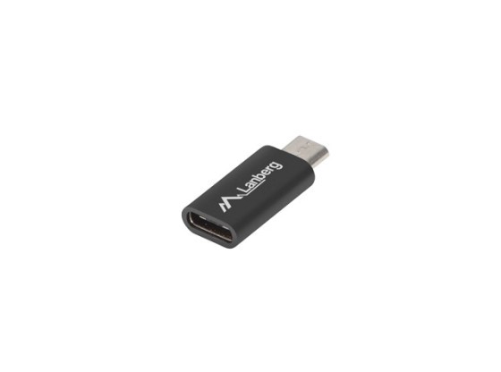USB-C(F) 2.0-&gt;USB MICRO(M) ADAPTER SCHWARZ LANBERG