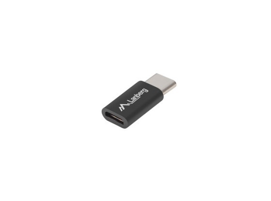 USB-C(M) 2.0-&gt;USB MICRO(F) ADAPTER SCHWARZ LANBERG