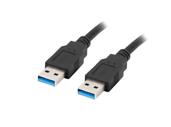 USB-A M/M 3.0 KABEL 1M SCHWARZ LANBERG