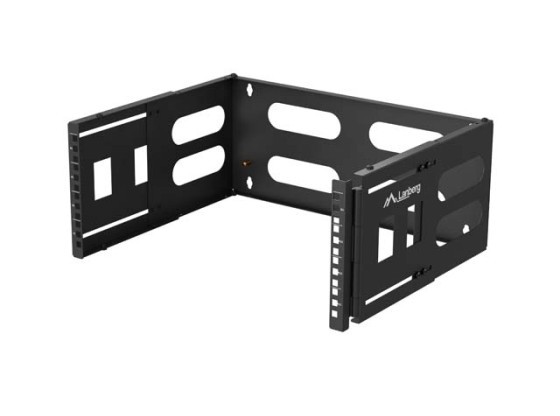 KLAPPBÜGEL WANDMONTAGE 19" 4U 497X400/240 SCHWARZ LANBERG