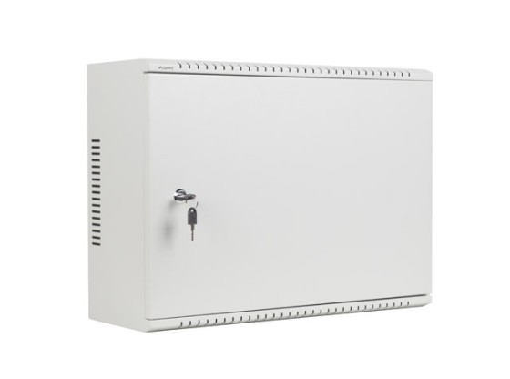 RACKSCHRANK 19" WANDMONTAGE 4U+3U/540X200 LOW-PROFILE GRAU LANBERG (MONTIERT)