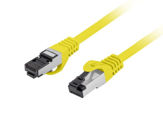 PATCHCORD CAT.8.1 S/FTP LSZH CU 0.25M GELB FLUKE PASSED LANBERG