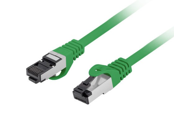 PATCHCORD CAT.8.1 S/FTP LSZH CU 0.25M GRÜN FLUKE PASSED LANBERG