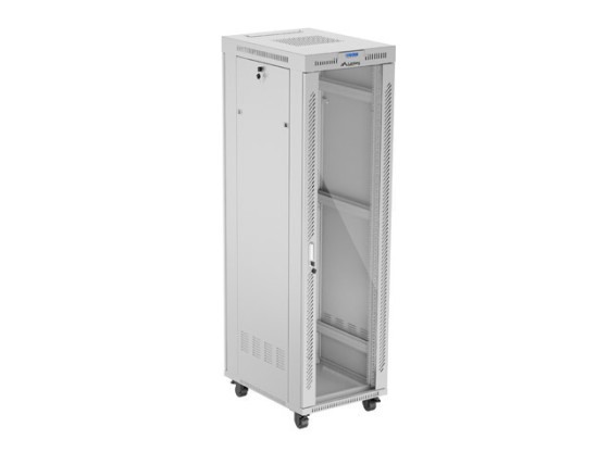 EINBAURACK 19" 42U 600X800 GRAU GLASTÜR LCD LANBERG (FLAT PACK) V2