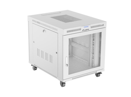 RACKMOUNT EINBAUSCHRANK 19" 15U 800X1000 GRAU LCD PERFORIERTE TÜR LANBERG (FLAT PACK)