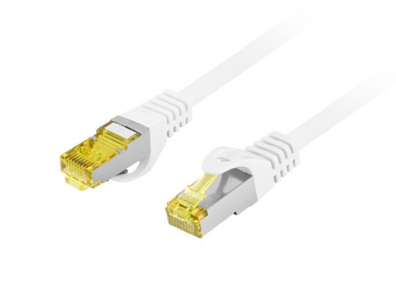 PATCHCORD CAT.6A S/FTP LSZH CU 1.5M WEISS FLUKE PASSED LANBERG