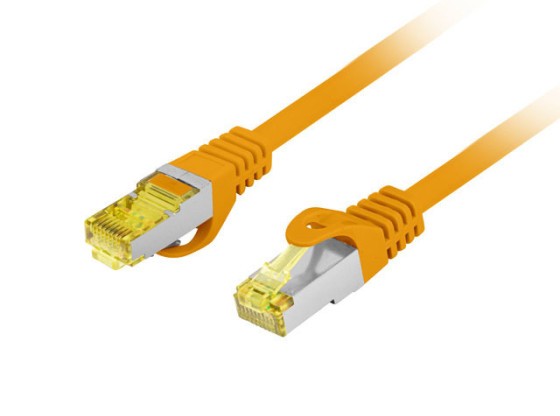 PATCHCORD CAT.6A S/FTP LSZH CU 5M ORANGE FLUKE PASSED LANBERG
