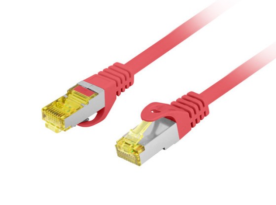 PATCHCORD CAT.6A S/FTP LSZH CU 10M ROT FLUKE PASSED LANBERG