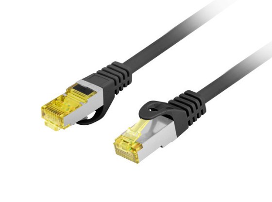 PATCHCORD CAT.6A S/FTP LSZH CU 20M SCHWARZ FLUKE PASSED LANBERG