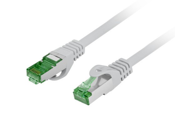 PATCHCORD CAT.7 S/FTP LSZH CU 15M GRAU FLUKE PASSED LANBERG