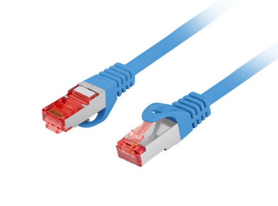 PATCHCORD CAT.6 S/FTP LSZH CU 5M BLAU FLUKE PASSED LANBERG