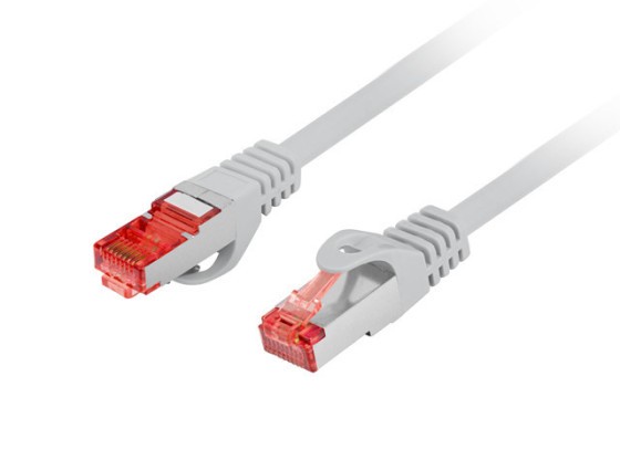 PATCHCORD CAT.6 S/FTP LSZH CU 20M GRAU FLUKE PASSED LANBERG