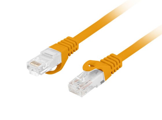PATCHCORD CAT.6 UTP LSZH CU 5M ORANGE FLUKE PASSED LANBERG