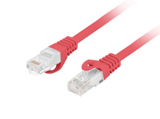 PATCHCORD CAT.6 UTP LSZH CU 5M ROT FLUKE PASSED LANBERG