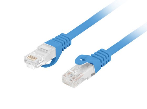 PATCHCORD CAT.6 UTP LSZH CU 3M BLAU FLUKE PASSED LANBERG