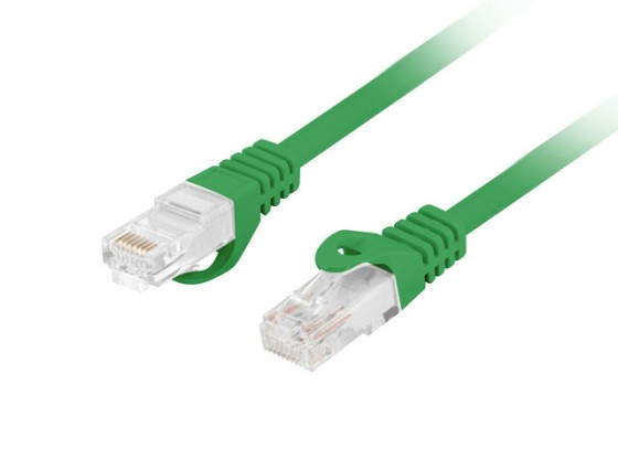 PATCHCORD CAT.6 UTP LSZH CU 5M GRÜN FLUKE PASSED LANBERG
