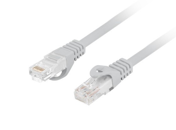 PATCHCORD CAT.6 UTP LSZH CU 15M GRAU FLUKE PASSED LANBERG