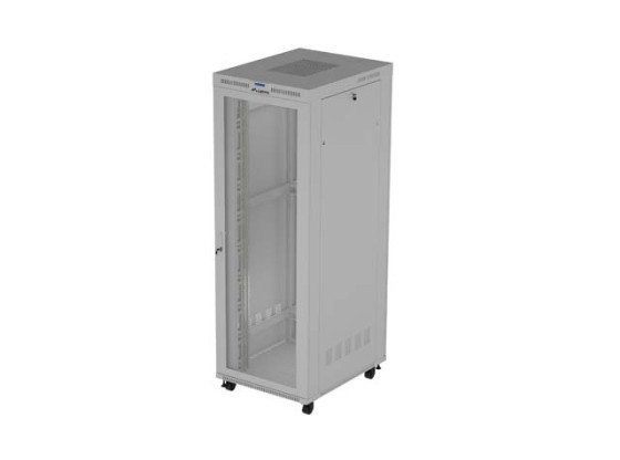 INSTALLATION RACK 19" 47U 800X1000 GRAU LCD PERFORIERTE TÜR LANBERG (FLAT PACK) V2