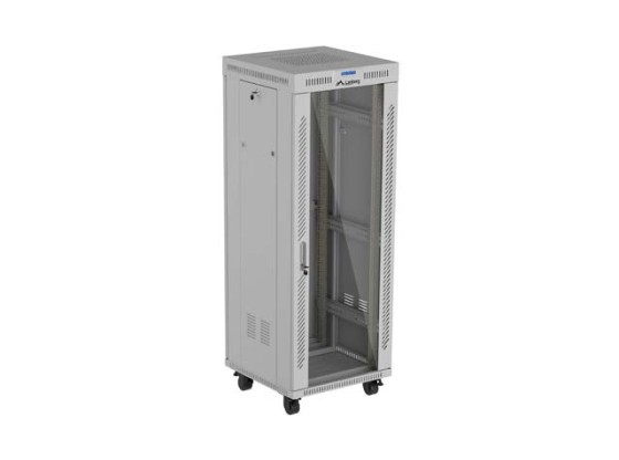 INSTALLATION RACK 19" 32U 600X600 GRAU GLAS TÜR LCD LANBERG (FLAT PACK) V2