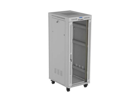 EINBAURACK 19" 32U 600X800 GRAU GLASTÜR LCD LANBERG (FLAT PACK) V2