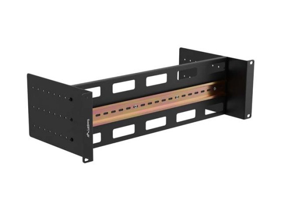 MONTAGESCHIENE DIN TS-35 19" 3HE SCHWARZ LANBERG