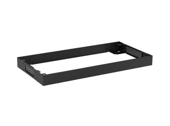 SOCKEL FÜR FREISTEHENDE SCHRÄNKE 600 × 1200 (SERIEN FF01 &amp; FF02) SCHWARZ LANBERG