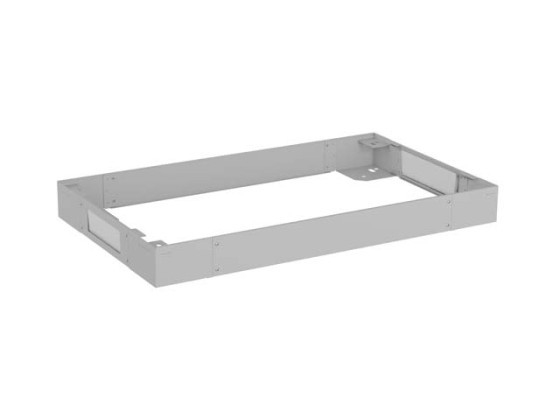 SOCKEL FÜR FREISTEHENDE SCHRÄNKE 600X1000 (SERIEN FF01 &amp; FF02) GRAU LANBERG
