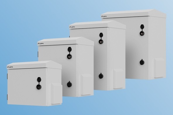 Kompaktes Design, hoher Schutzgrad – neue hermetisch versiegelte 10-Zoll-Rack-Schränke nach IP55